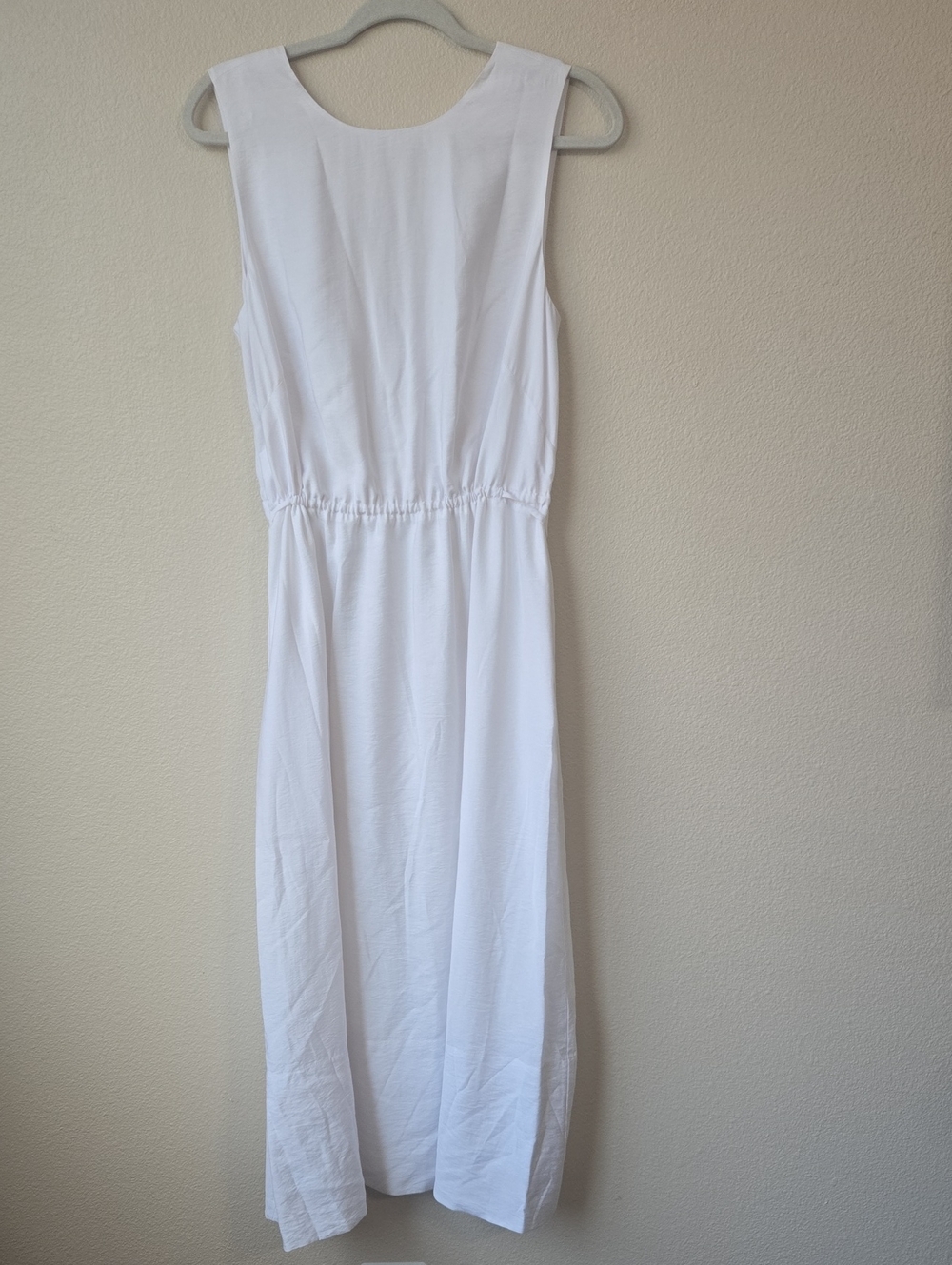 Vince White Sleeveless Maxi Dress